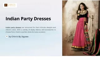 Radiant Rhythms: Explore Exquisite Indian Party Dresses for Every Celebration!