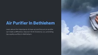 Air Purifier In Bethlehem