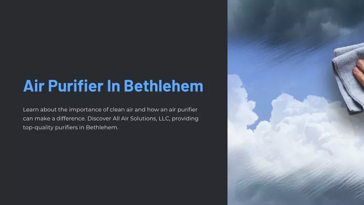 air purifier in bethlehem