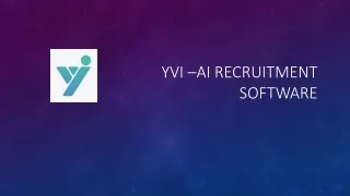 YVI –AI RECRUITMENT SOFTWARE | CANDIDATE TRACKING SOFTWARE