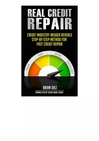 ✔️download⚡️ book (pdf) Real Credit Repair