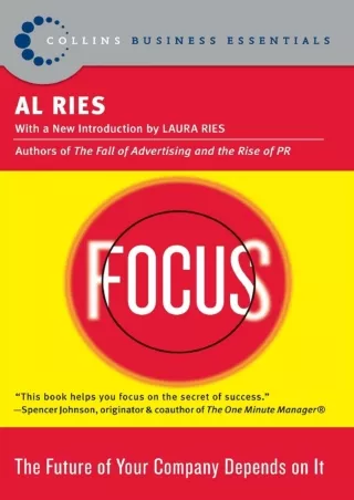 PDF✔️Download❤️ Focus: The Future of Your Company Depends on It