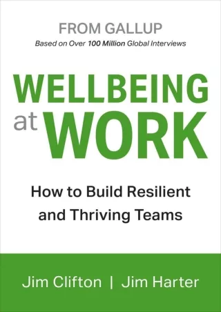 Download⚡️(PDF)❤️ Wellbeing at Work