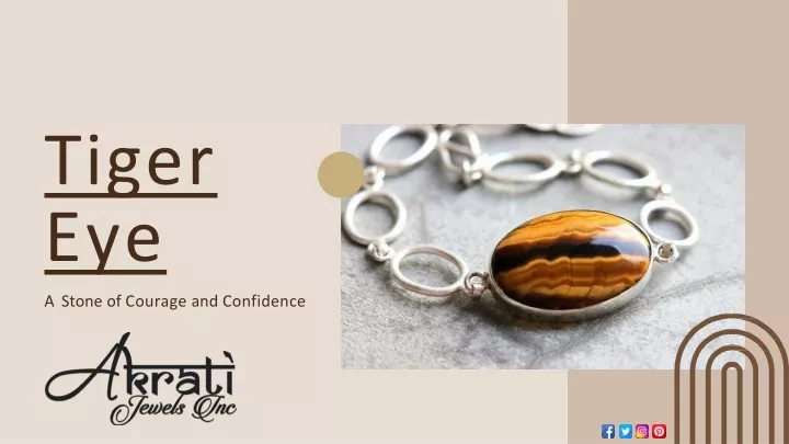 tiger eye a stone of courage and confidence