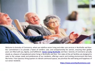 Assisted Living Home Senior Living Northville Novi