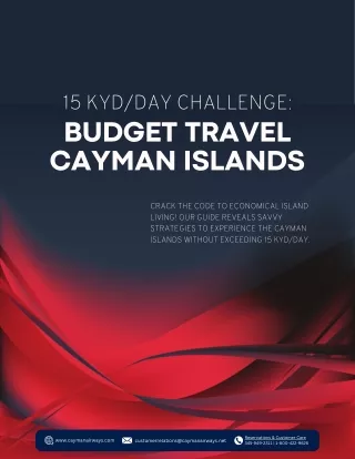 Flight to the Cayman Islands on a Dime