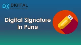 Digital Signature in Pune