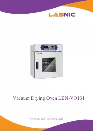 Labnic - Vacuum-Drying-Oven