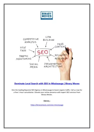 Dominate Local Search with SEO in Mississauga