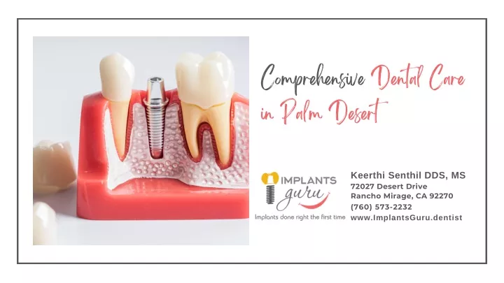 comprehensive dental care in palm desert