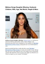 Melissa Gorga Daughter Missing, Husband, Children, Wiki, Age, Net Worth, Height & More - slide 1