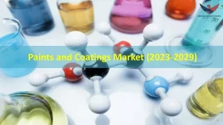 paints and coatings market 2023 2029