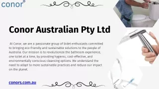 Conor Australia Pty Ltd PPT (1)