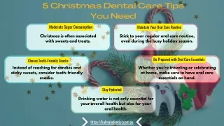 5 Christmas Dental Care Tips You Need