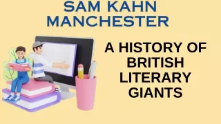 Historical figures of British literature