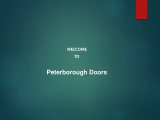 welcome to