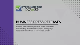 Press Release Authority-Unveiling Impactful Communication