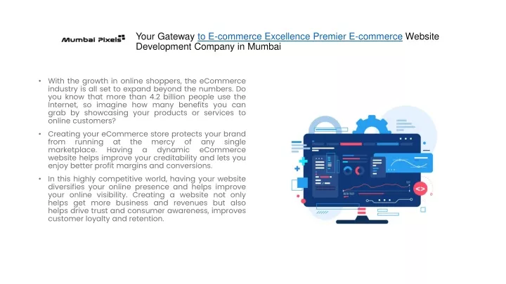 your gateway to e commerce excellence premier e commerce website development company in mumbai
