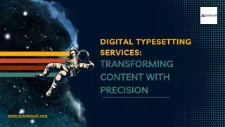 digital typesetting services transforming content
