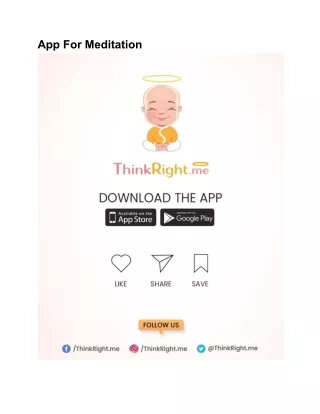 app for meditation