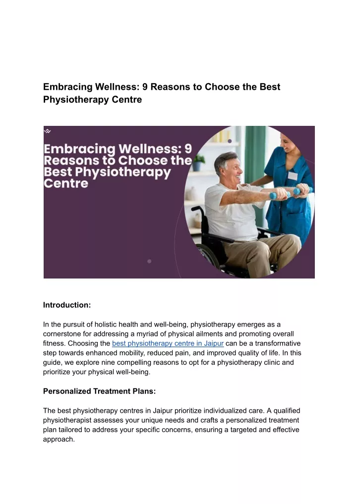 embracing wellness 9 reasons to choose the best