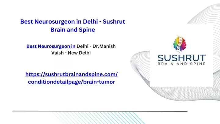 best neurosurgeon in delhi sushrut brain and spine