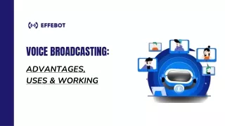 Voice Broadcasting Advantages, Uses & Working