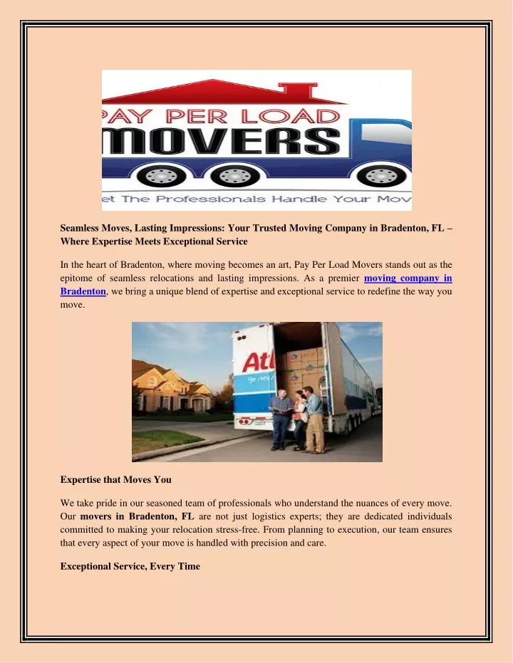 seamless moves lasting impressions your trusted
