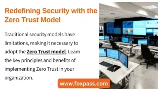Redefining Security with the Zero Trust Model