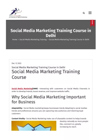 Social-media-marketing-training-course