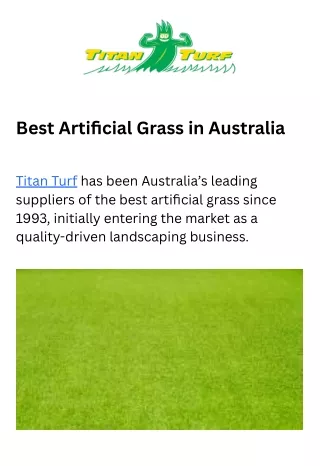 Best Artificial Grass in Australia (2)