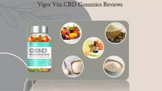 Vigor Vita CBD Gummies