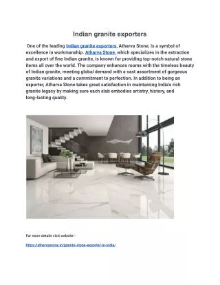 indian granite exporters