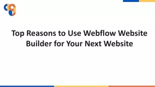 Webflow Development Agency