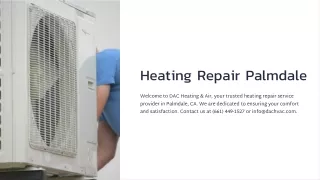 Heating Repair in Palmdale