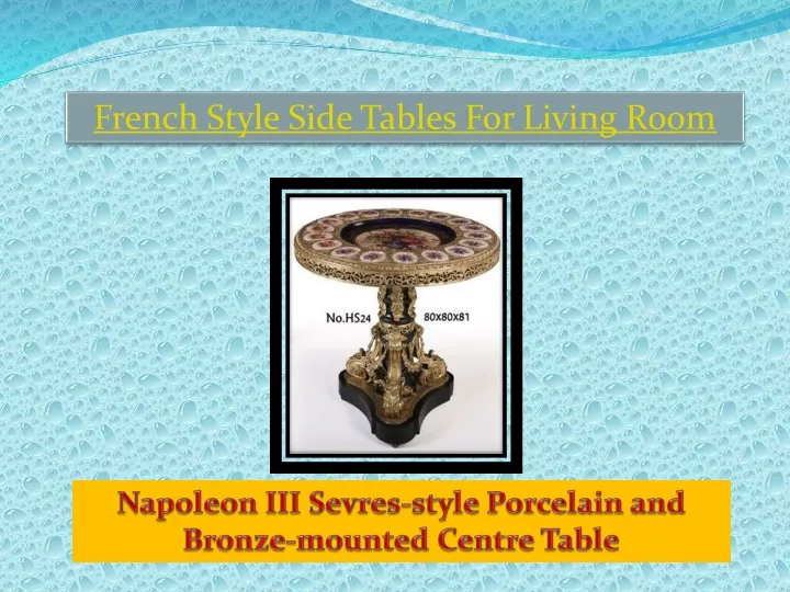 french style side tables for living room