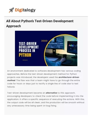 All About Python’s Test-Driven Development Approach