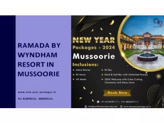 Ramada by Wyndham Resort | Mussoorie New Year Packages 2024