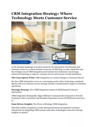 crm integration strategy where technology meets