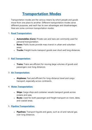 Transportation Modes-pdf-3