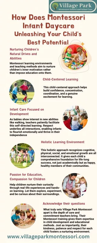 Montessori Infant Care Focused on Child Development