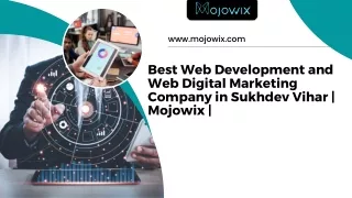 Best Web Development and Web Digital Marketing Company in Sukhdev Vihar | Mojowi