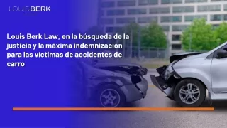 abogado de accidente de carro - Louis Berk Law