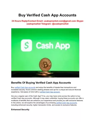 Buy Verified Cash App Accounts