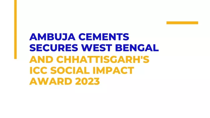 ambuja cements secures west bengal