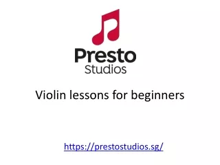 Violin lessons for beginners