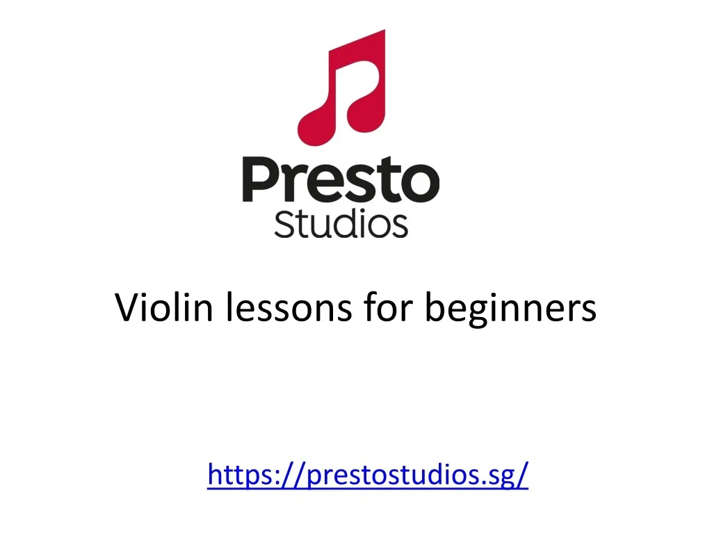 PPT - Violin lessons for beginners PowerPoint Presentation, free ...