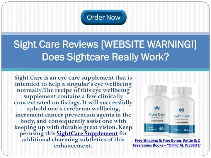 sight care reviews website warning sight care
