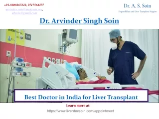 Best Doctor in India for Liver Transplant
