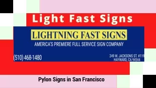 light fast signs